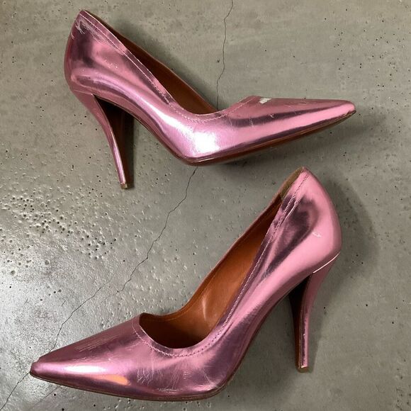 Lanvin Metallic Heels - Picture 3 of 10